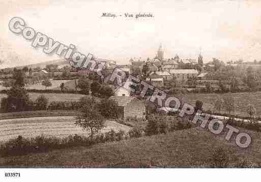 Ville de MILLAY, carte postale ancienne