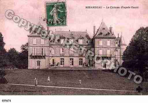 Ville de MIRAMBEAU, carte postale ancienne