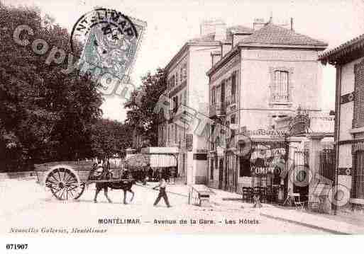 Ville de MONTELIMAR, carte postale ancienne