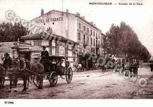 Ville de MONTELIMAR, carte postale ancienne