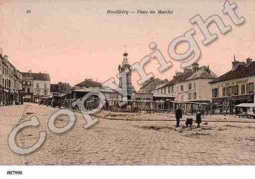 Ville de MONTLHERY, carte postale ancienne