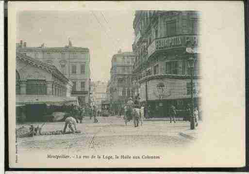 Ville de MONTPELLIER, carte postale ancienne