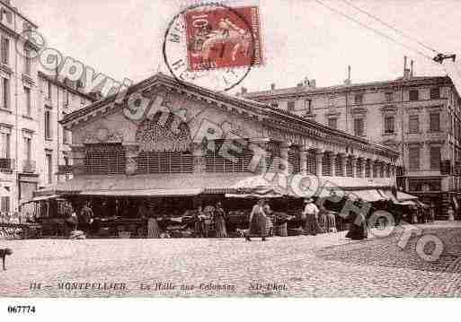 Ville de MONTPELLIER, carte postale ancienne