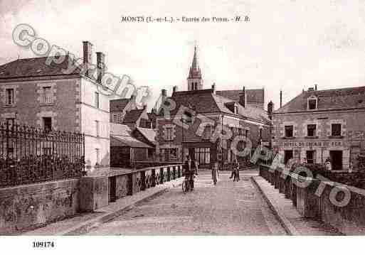 Ville de MONTS, carte postale ancienne Ville de MONTS, carte postale ancienne