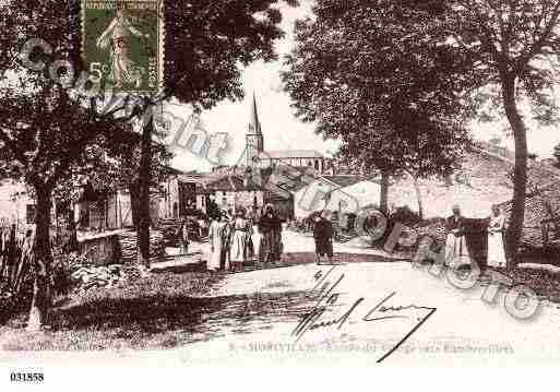 Ville de MORIVILLE, carte postale ancienne