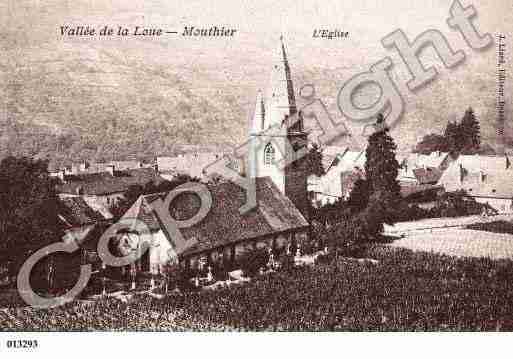 Ville de MOUTHIERHAUTEPIERRE, carte postale ancienne Ville de MOUTHIERHAUTEPIERRE, carte postale ancienne