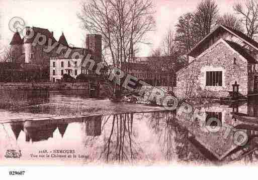 Ville de NEMOURS, carte postale ancienne