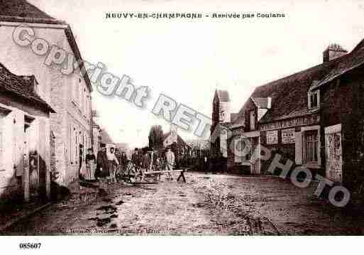 Ville de NEUVYENCHAMPAGNE, carte postale ancienne Ville de NEUVYENCHAMPAGNE, carte postale ancienne