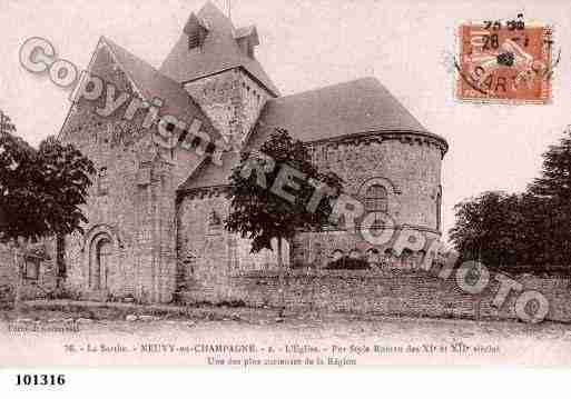 Ville de NEUVYENCHAMPAGNE, carte postale ancienne