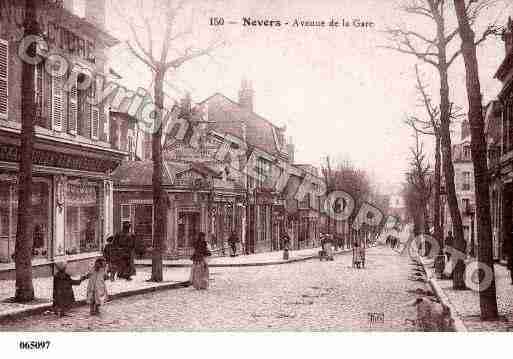 Ville de NEVERS, carte postale ancienne