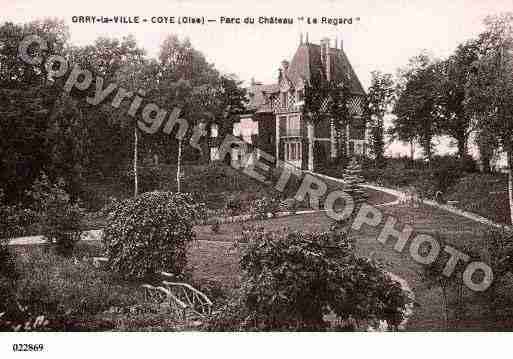 Ville de ORRYLAVILLE, carte postale ancienne