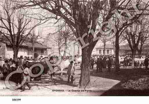 Ville de OYONNAX, carte postale ancienne