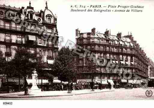 Ville de PARIS17, carte postale ancienne