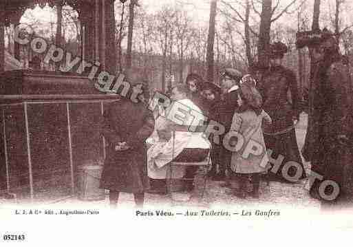 Ville de PARISVECU, carte postale ancienne