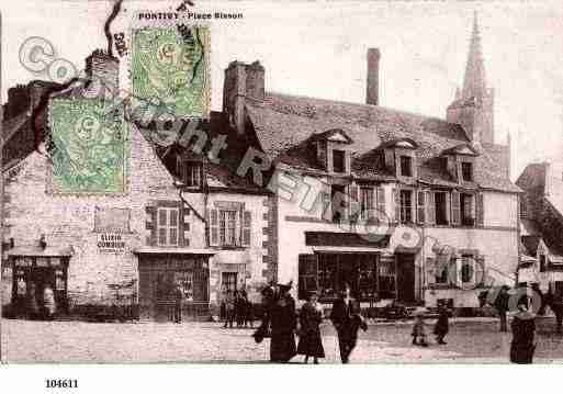 Ville de PONTIVY, carte postale ancienne