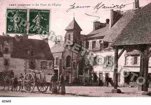 Ville de PONTIVY, carte postale ancienne
