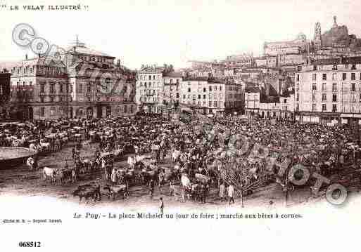 Ville de PUYENVELAY(LE), carte postale ancienne