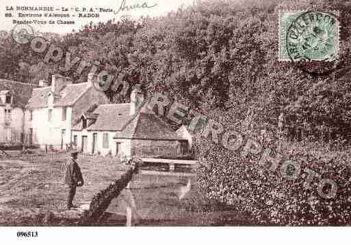 Ville de RADON, carte postale ancienne