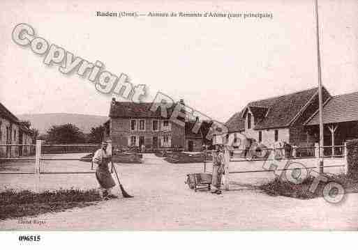 Ville de RADON, carte postale ancienne