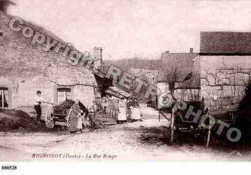 Ville de RIGNOSOT, carte postale ancienne