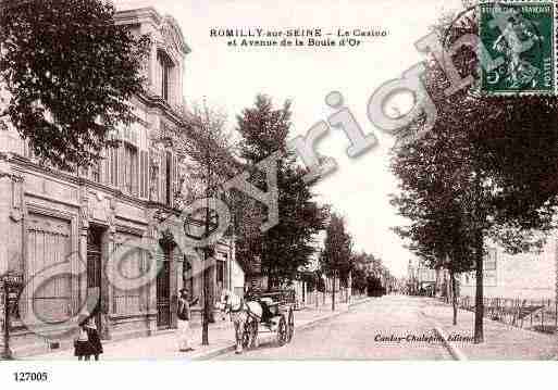 Ville de ROMILLYSURSEINE, carte postale ancienne