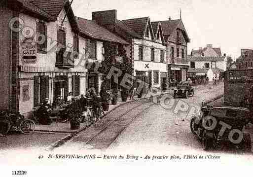 Ville de SAINTBREVINLESPINS, carte postale ancienne