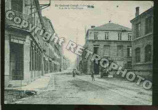 Ville de SAINTGENESTLERPT, carte postale ancienne