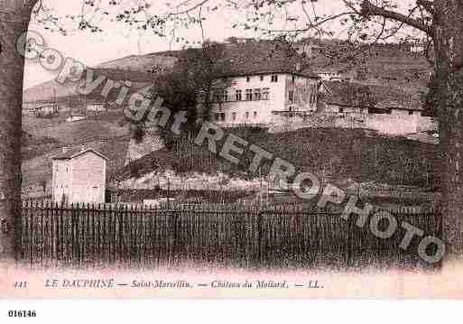 Ville de SAINTMARCELLIN, carte postale ancienne