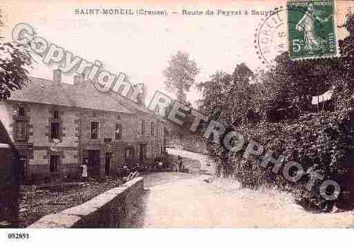 Ville de SAINTMOREIL, carte postale ancienne