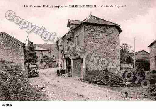 Ville de SAINTMOREIL, carte postale ancienne