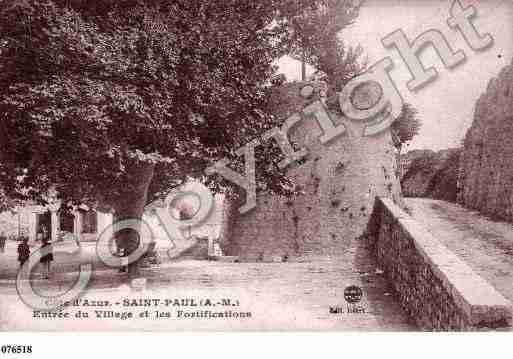 Ville de SAINTPAUL, carte postale ancienne