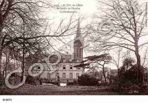 Ville de SAINTPOLDELEON, carte postale ancienne