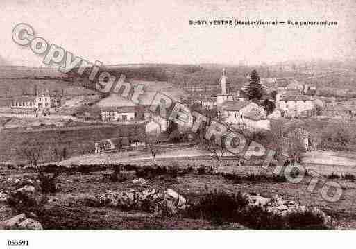 Ville de SAINTSYLVESTRE, carte postale ancienne