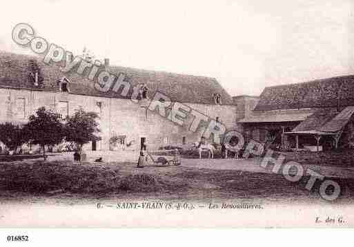 Ville de SAINTVRAIN, carte postale ancienne