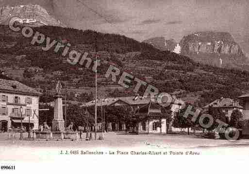 Ville de SALLANCHES, carte postale ancienne