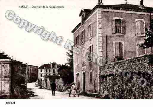 Ville de SAULT, carte postale ancienne