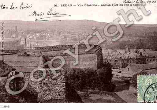 Ville de SEDAN, carte postale ancienne