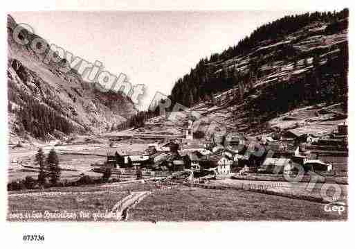Ville de TIGNES, carte postale ancienne