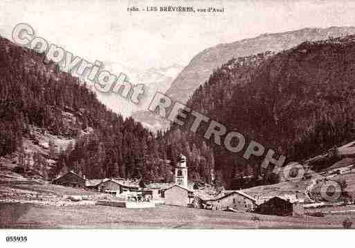 Ville de TIGNES, carte postale ancienne