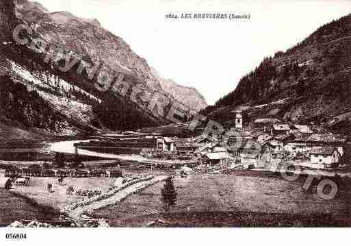 Ville de TIGNES, carte postale ancienne