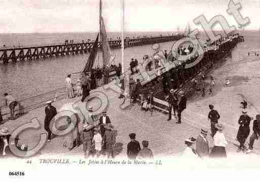 Ville de TROUVILLESURMER, carte postale ancienne