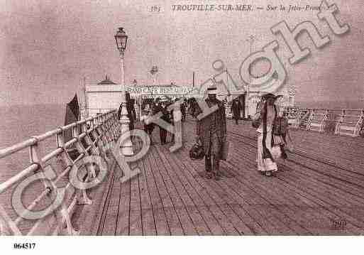 Ville de TROUVILLESURMER, carte postale ancienne