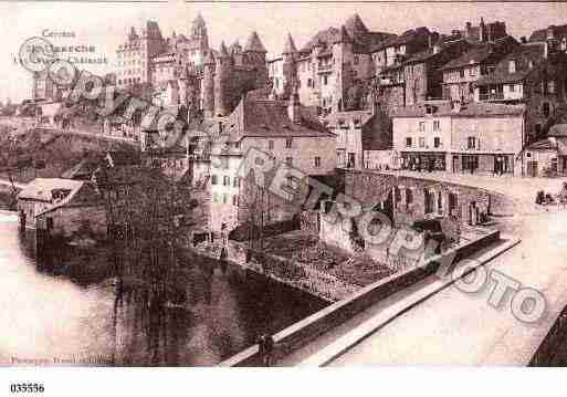 Ville de UZERCHE, carte postale ancienne