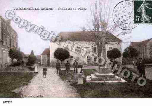 Ville de VARENNESLEGRAND, carte postale ancienne