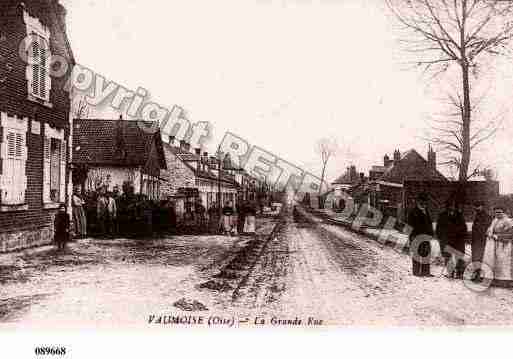 Ville de VAUMOISE, carte postale ancienne