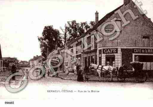 Ville de VERNEUILL\'ETANG, carte postale ancienne Ville de VERNEUILL\'ETANG, carte postale ancienne