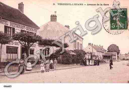 Ville de VERNEUILL\'ETANG, carte postale ancienne Ville de VERNEUILL\'ETANG, carte postale ancienne