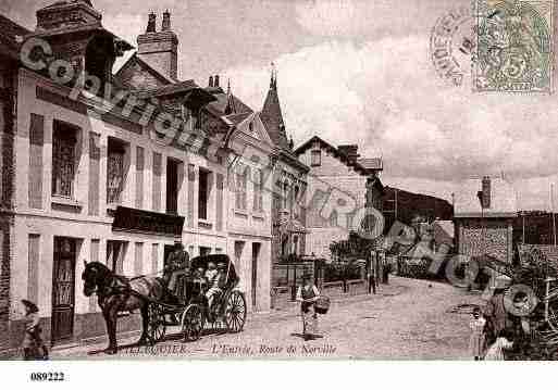 Ville de VILLEQUIER, carte postale ancienne