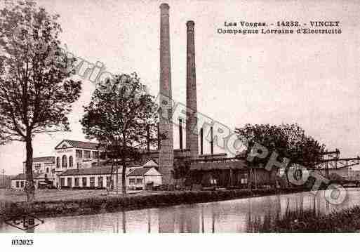 Ville de VINCEY, carte postale ancienne