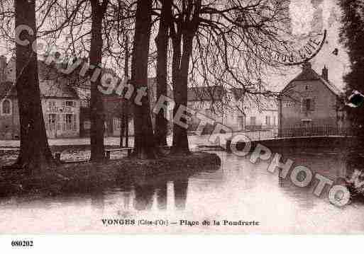 Ville de VONGES, carte postale ancienne